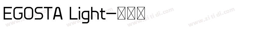 EGOSTA Light字体转换